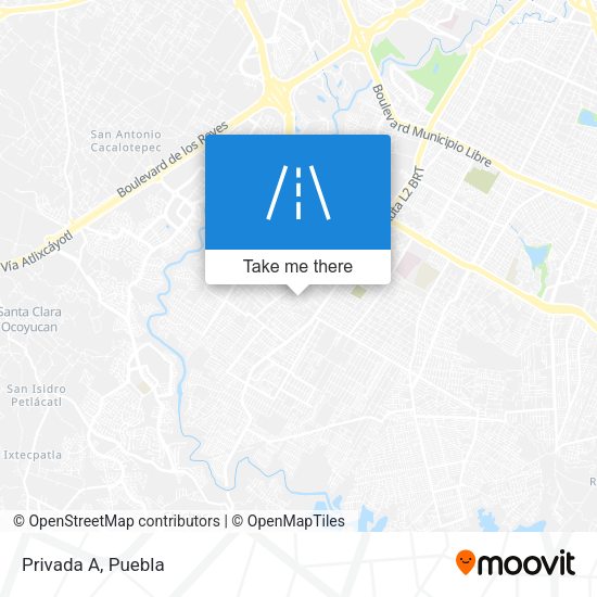 Mapa de Privada A