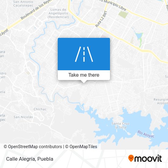 Mapa de Calle Alegría