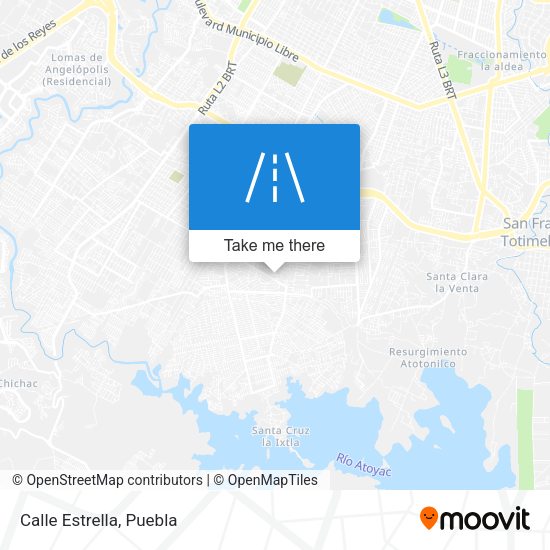 Mapa de Calle Estrella