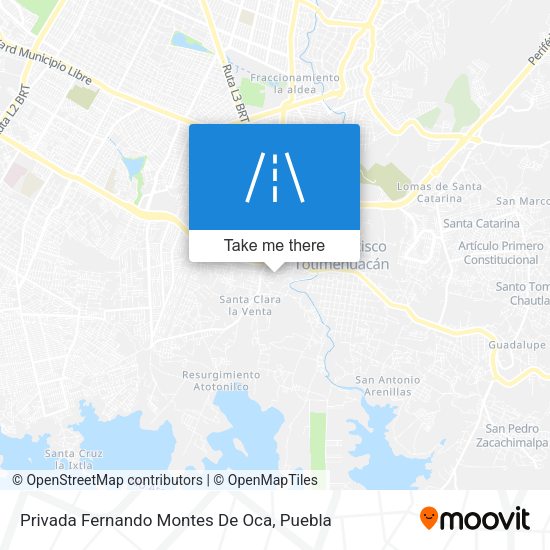 Privada Fernando Montes De Oca map