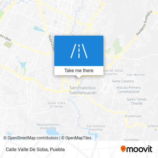 Mapa de Calle Valle De Soba