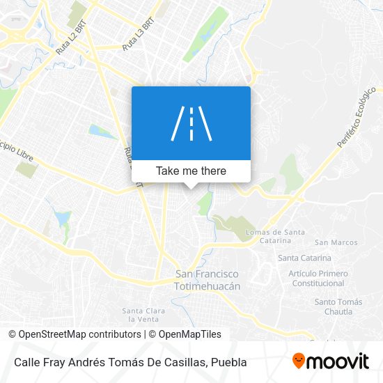 Mapa de Calle Fray Andrés Tomás De Casillas