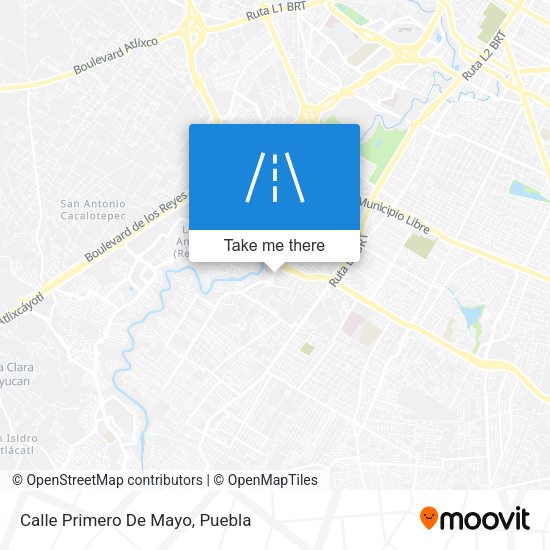 Mapa de Calle Primero De Mayo