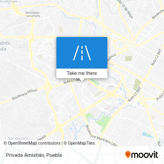 Mapa de Privada Amixtlán