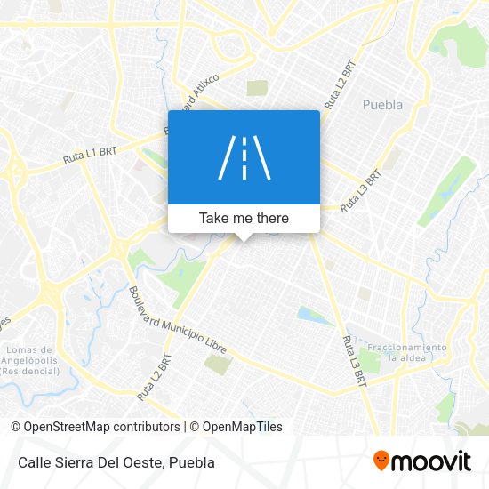 Calle Sierra Del Oeste map