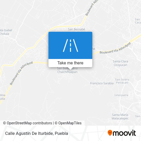 Calle Agustín De Iturbide map