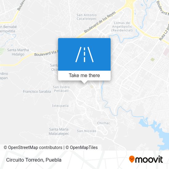 Mapa de Circuito Torreón