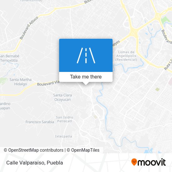Mapa de Calle Valparaíso