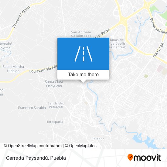 Mapa de Cerrada Paysandú