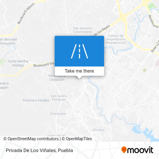 Privada De Los Viñales map