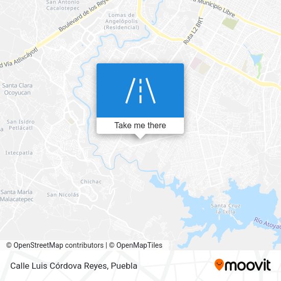 Mapa de Calle Luis Córdova Reyes