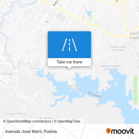 Avenida José Martí map