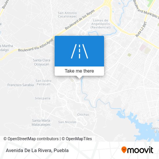 Mapa de Avenida De La Rivera