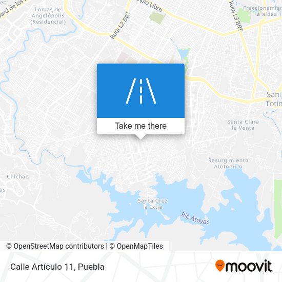 Mapa de Calle Artículo 11