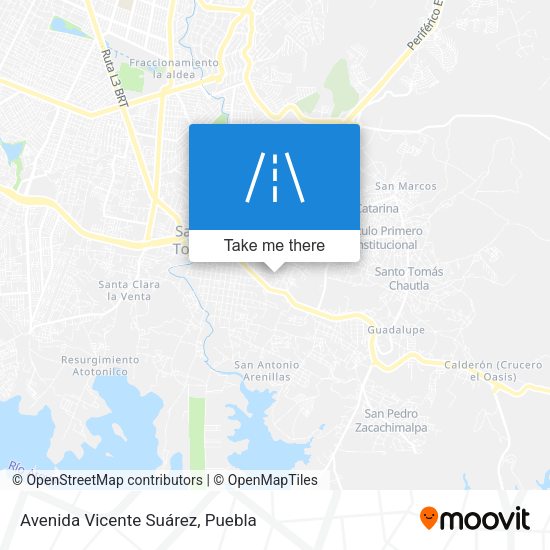 Mapa de Avenida Vicente Suárez