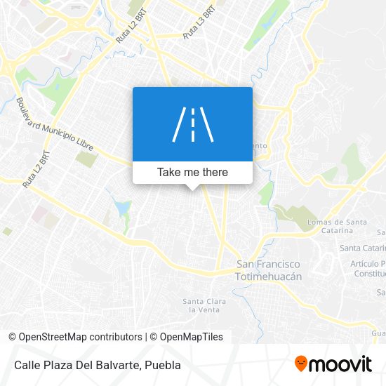 Calle Plaza Del Balvarte map