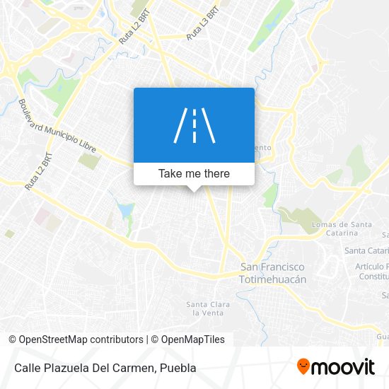 Calle Plazuela Del Carmen map