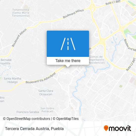 Tercera Cerrada Austria map