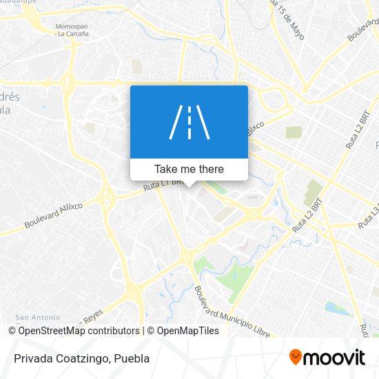 Mapa de Privada Coatzingo