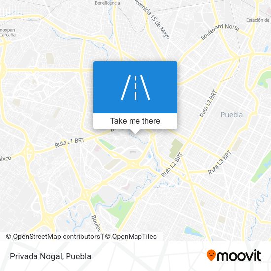 Mapa de Privada Nogal