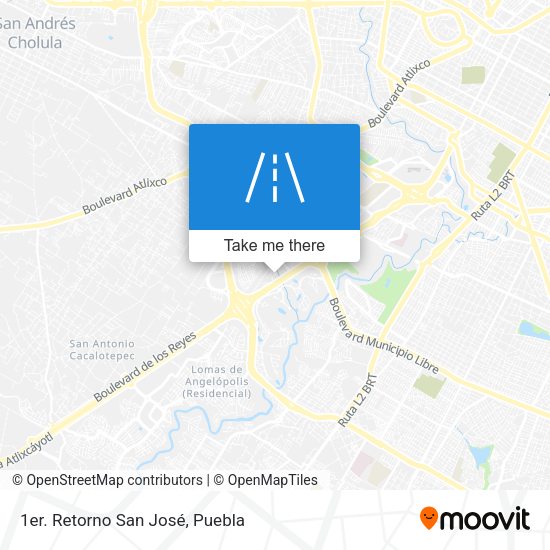 Mapa de 1er. Retorno San José
