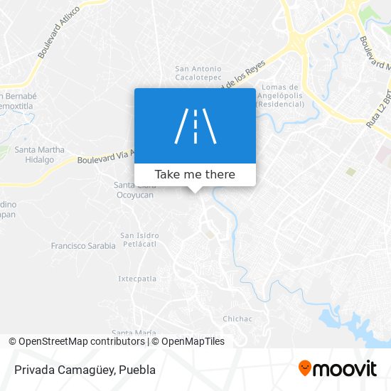 Privada Camagüey map