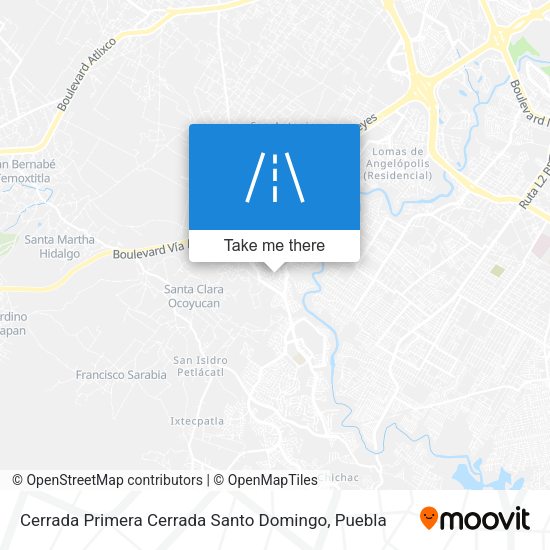Cerrada Primera Cerrada Santo Domingo map
