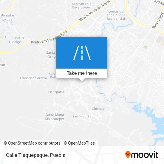 Mapa de Calle Tlaquepaque