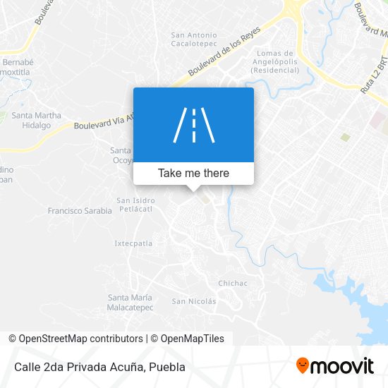 Calle 2da Privada Acuña map