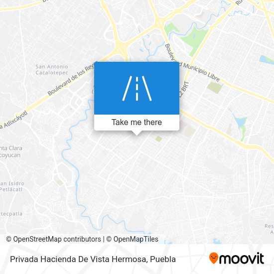 Privada Hacienda De Vista Hermosa map