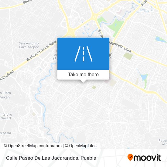Calle Paseo De Las Jacarandas map