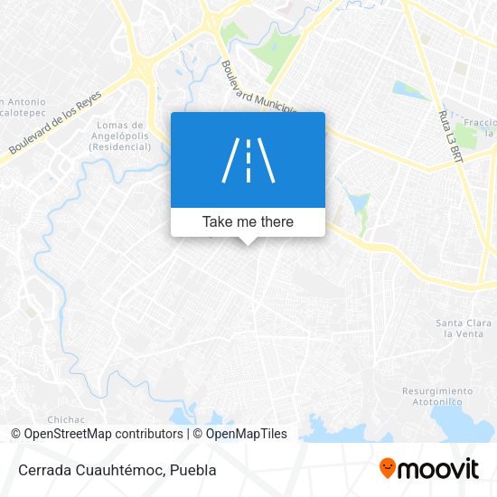 Cerrada Cuauhtémoc map