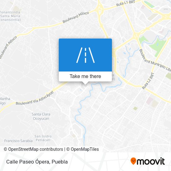 Calle Paseo Ópera map
