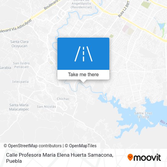 Calle Profesora María Elena Huerta Samacona map