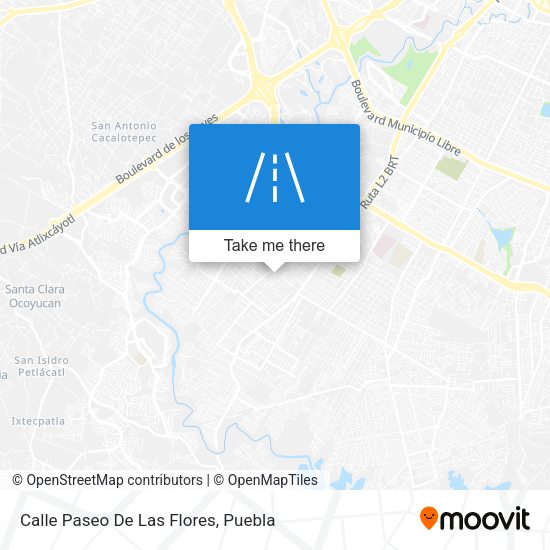 Calle Paseo De Las Flores map