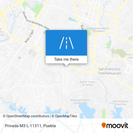 Privada M3 L-11311 map