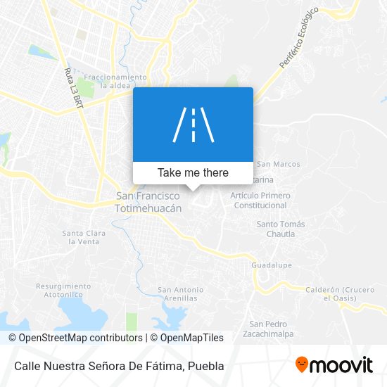 Mapa de Calle Nuestra Señora De Fátima