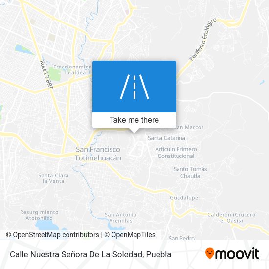 Mapa de Calle Nuestra Señora De La Soledad