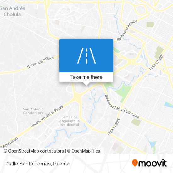 Calle Santo Tomás map