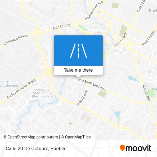 Mapa de Calle 20 De Octubre