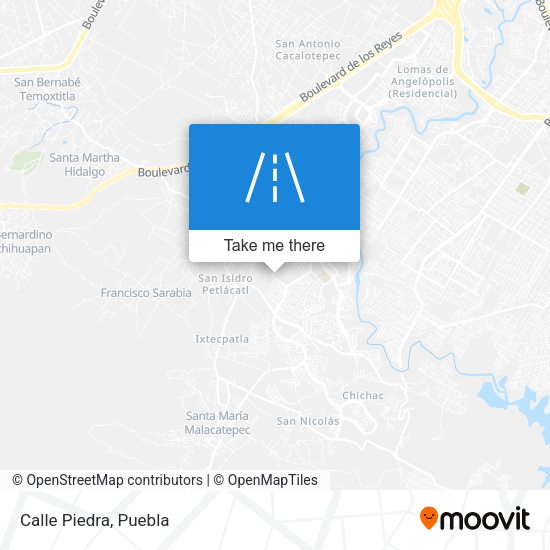 Mapa de Calle Piedra