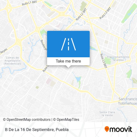 Mapa de B De La 16 De Septiembre