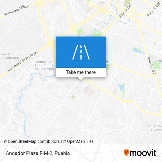 Mapa de Andador Plaza F-M-2