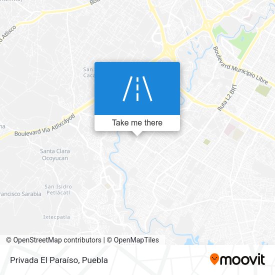 Mapa de Privada El Paraíso