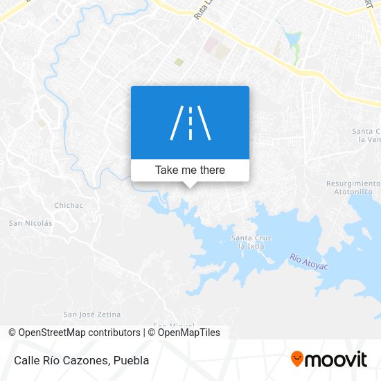 Mapa de Calle Río Cazones
