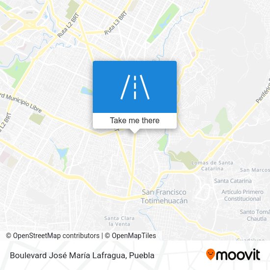 Mapa de Boulevard José María Lafragua