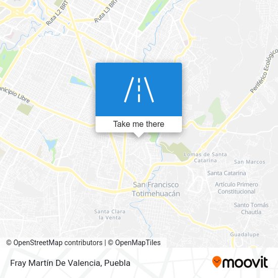 Fray Martín De Valencia map