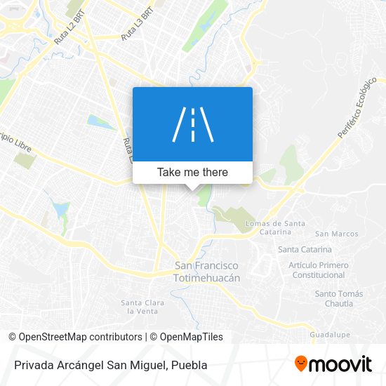 Privada Arcángel San Miguel map