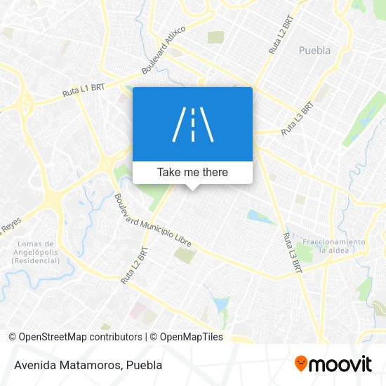 Avenida Matamoros map