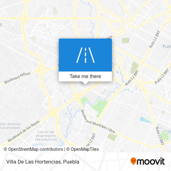 Villa De Las Hortencias map